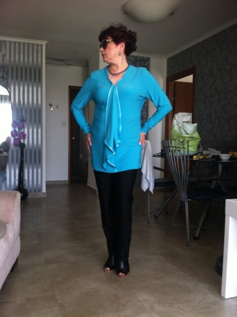 Блуза цвета туркиз от Tatyana_L