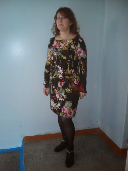 Платье «Совы,ключи,цветы» от Linda z