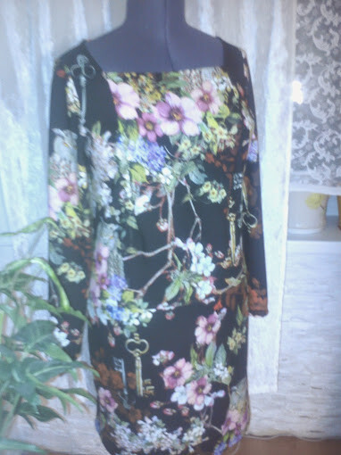 Платье «Совы,ключи,цветы» от Linda z