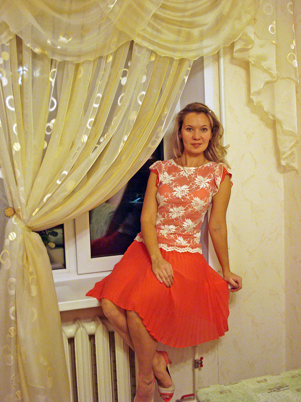 Топ для коралловой юбки от Olga_Tr