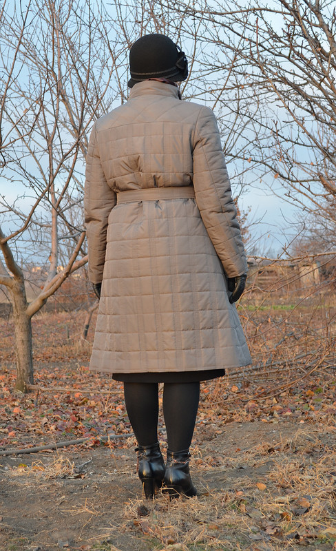 Стеганое пальто от Елена Балабан