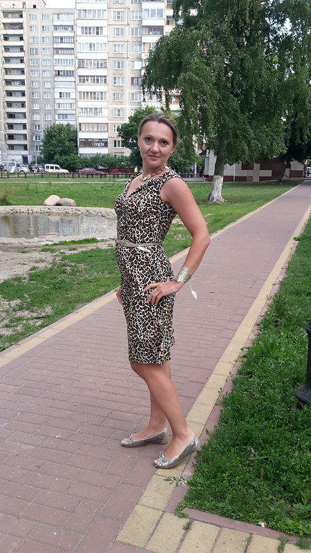 Леопардовое платье от Lalika