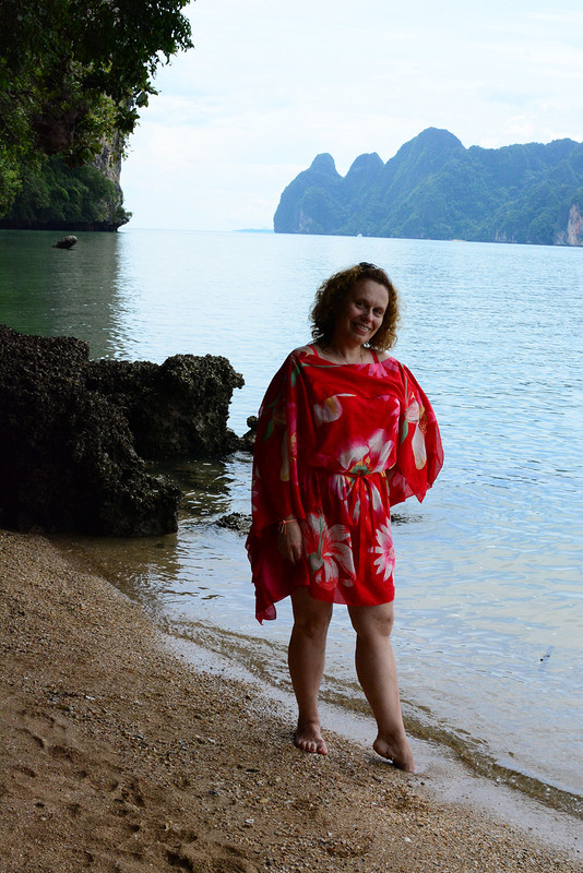 Отпуск в октябре. Платье пляжное красное. от Alexa-ten