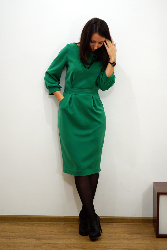Зеленое платье от Ольга Крым