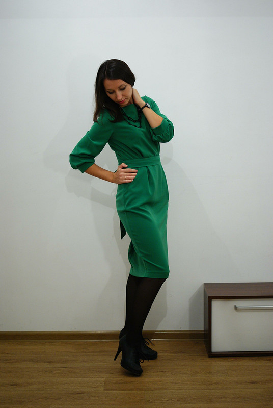 Зеленое платье от Ольга Крым