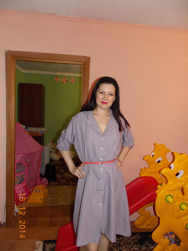 Платье-рубашка от Сургутяночка