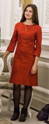 Красное платье от Jukki