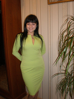 Платье зелененькое 