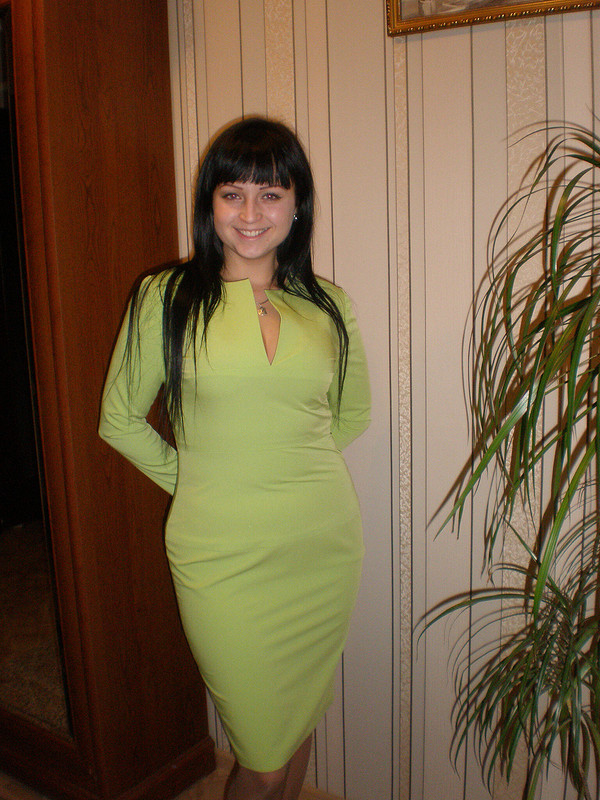 Платье зелененькое от Екатерина1