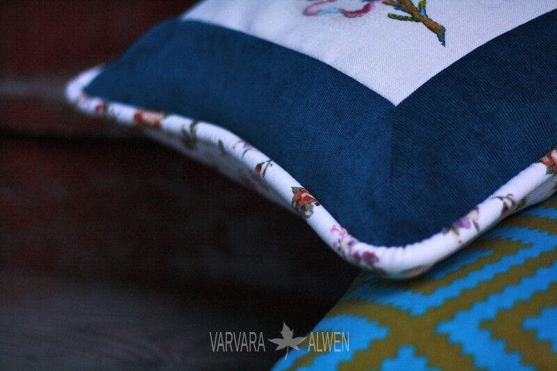 Подушка с вышивкой «Вереск» от Varvara_Alwen