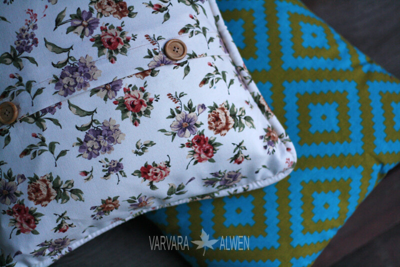 Подушка с вышивкой «Вереск» от Varvara_Alwen