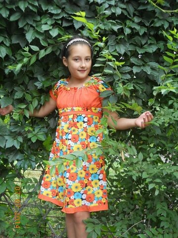 Летнее платье для девочки. от Liudmilo4ka