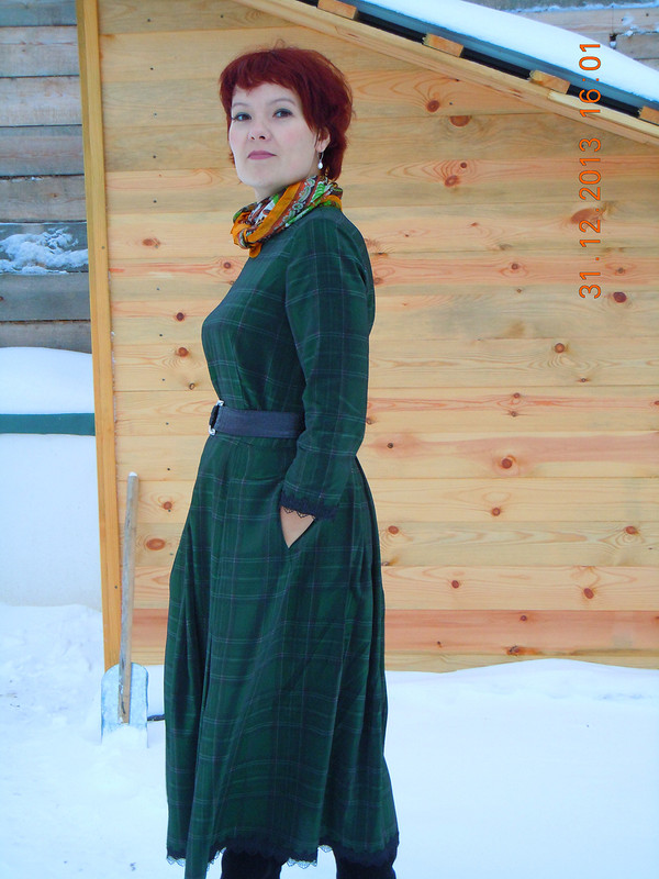 Как бы новогоднее платье :) от Вера_Конева