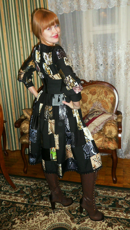 Платье Пэчворк от Юльюнди