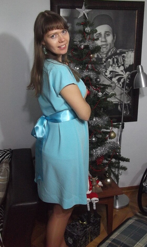 Платье-мешочек или моя «новогодняя» бирюза от Noelli