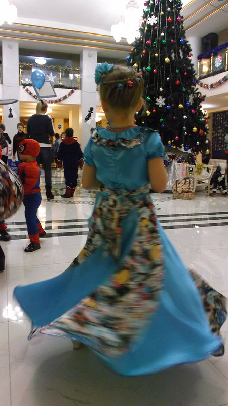 Новогоднее платье для дочки от marusy