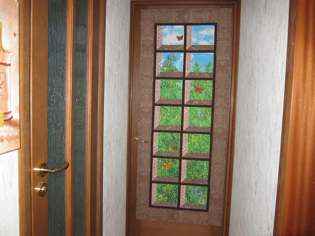 Панно на дверь «Окно в природу» от На-Тали