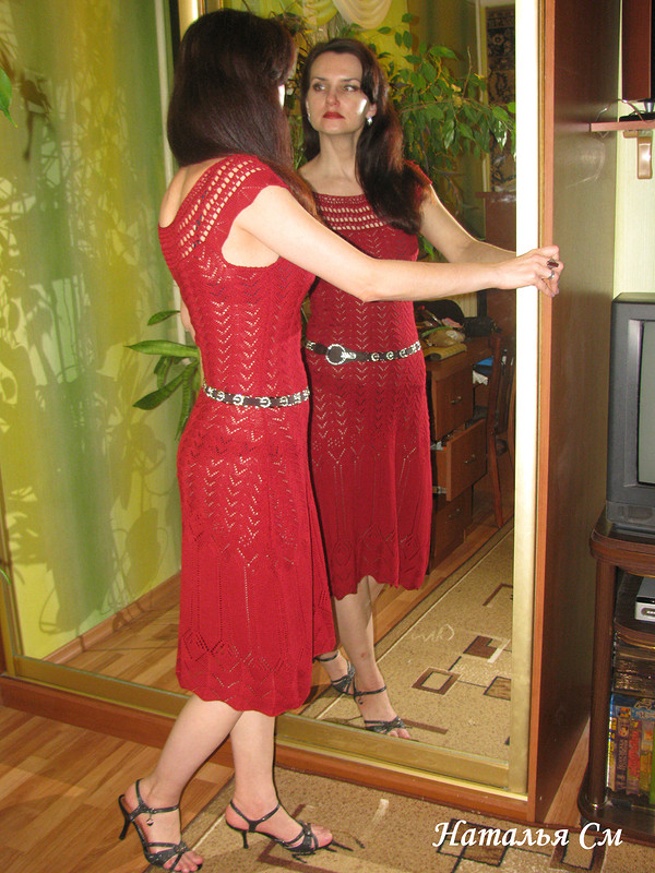 Вязаное платье от Наталья См