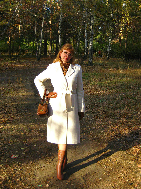 Белое пальто от Natulja