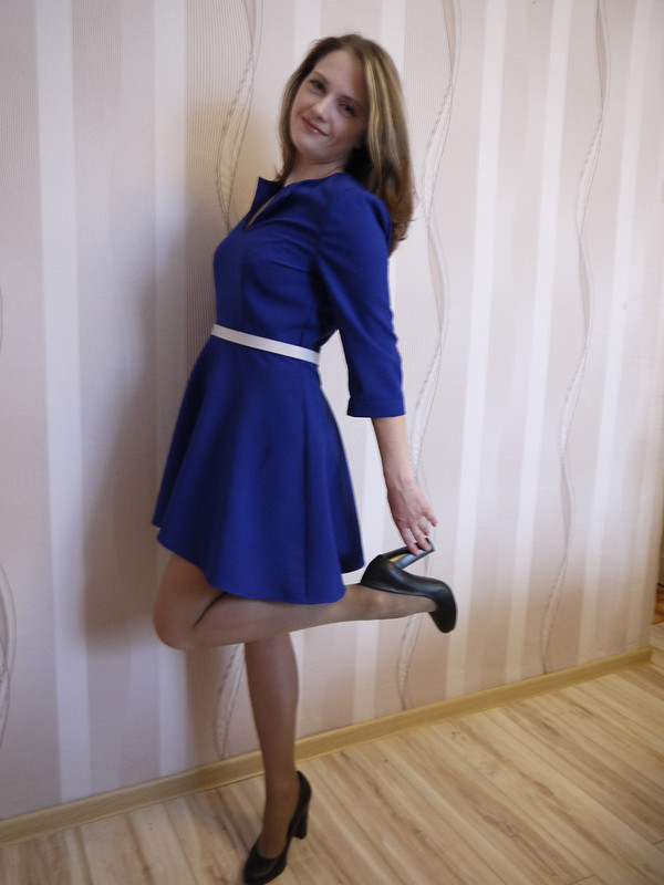 Маленькое синее платье от oksana1981