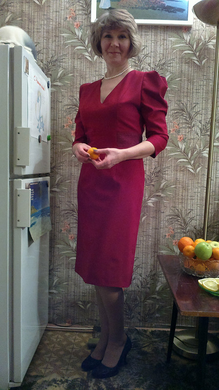 Красное платье от Irina_Korobeinikova
