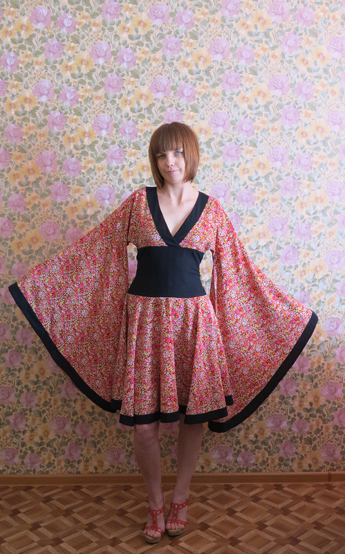 Платье кимоно от Снусмумрик