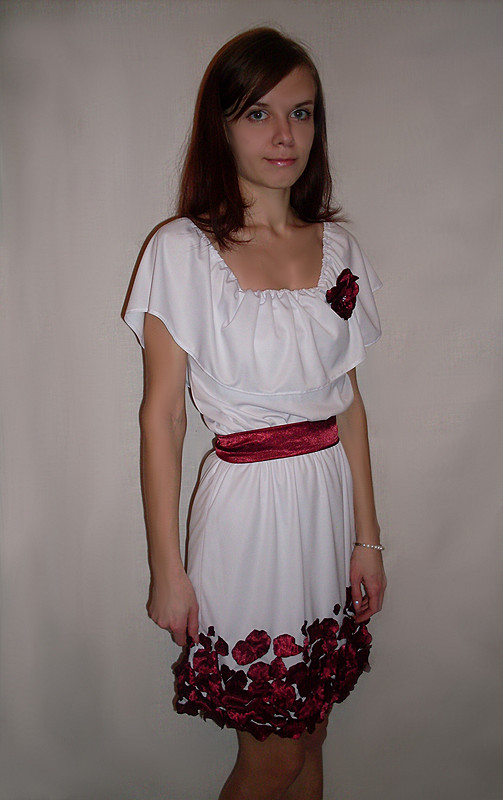 Белое платье от NaddiL