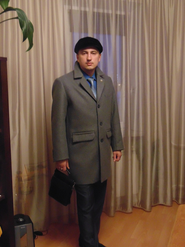 пальто для мужа от Смолина Наталья