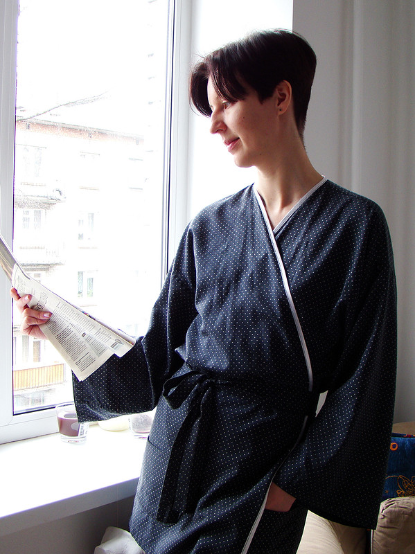 Домашний халат или «кимоно по‑русски» - из хлопка и с карманами)) (keygen) от keygen