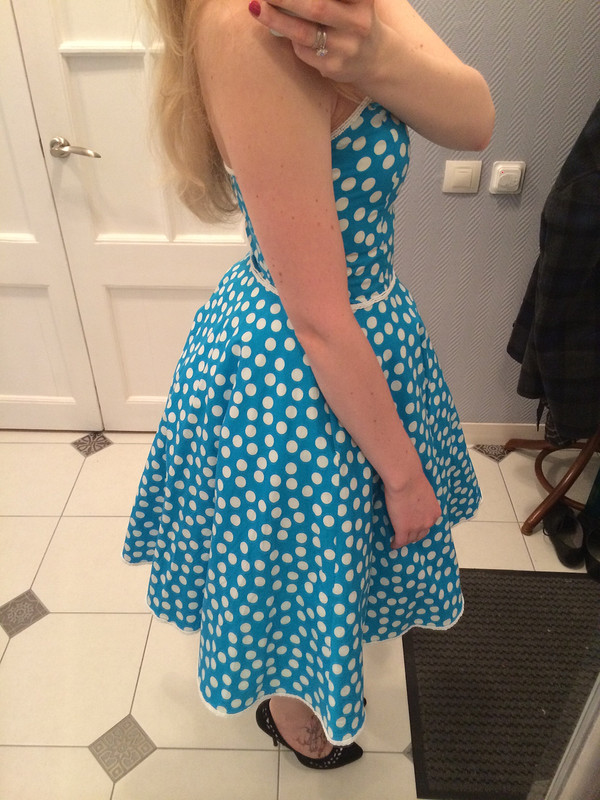 Голубое платье от Polina87