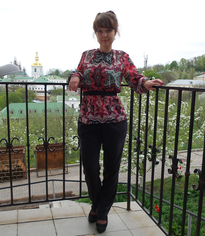 Блуза с мозаикой от MarinaFranchuk