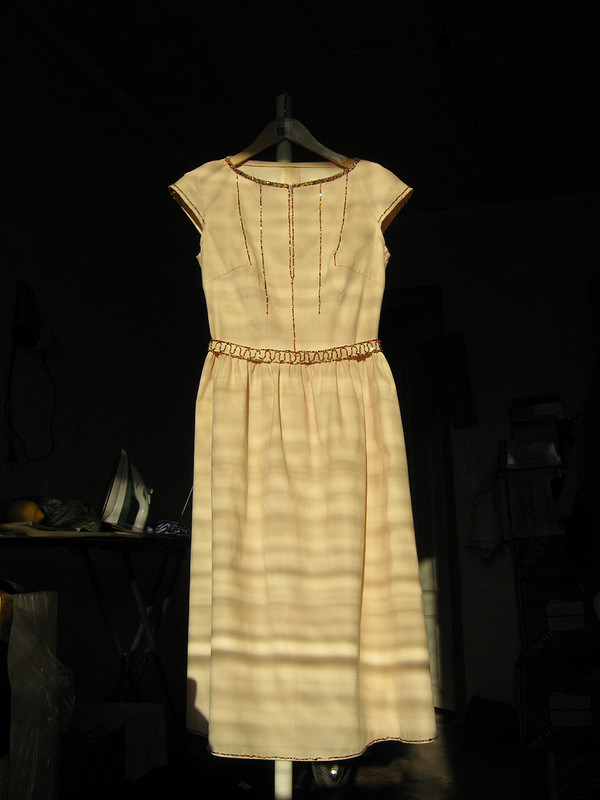 Платье расшитое бисером от Okseanetta