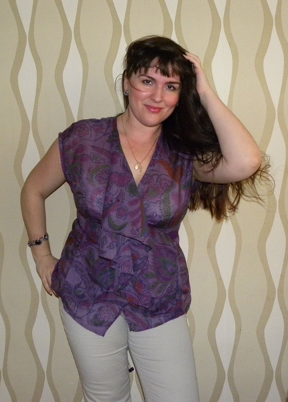 Блузка с воланами от ALENUSCHKA