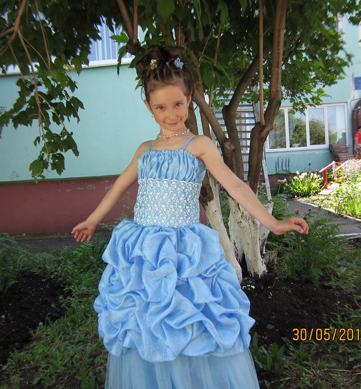 Платье на выпускной «Голубая лазурь» от Ольга NOA