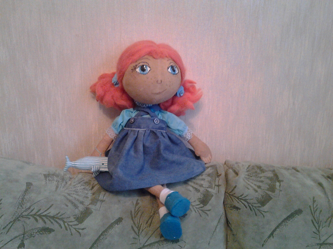 Тыквоголовая кукла Рыжуля. от Хапилочка