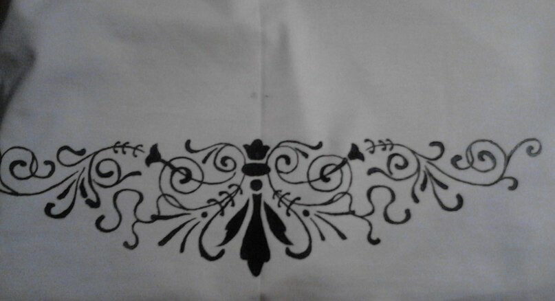 Первый опыт росписи по ткани от Nadi86