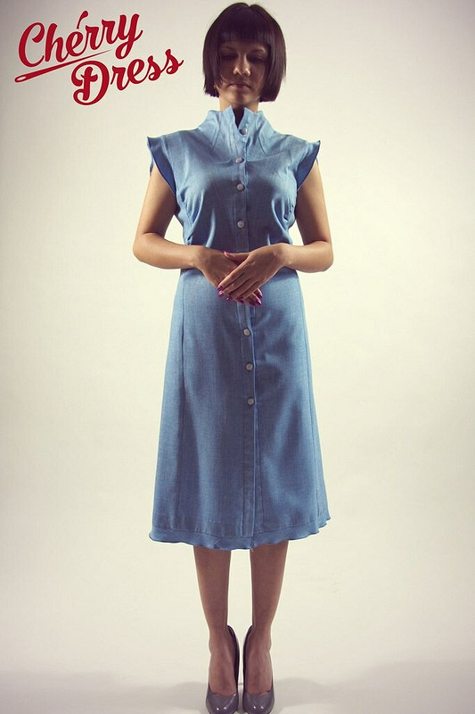 Голубое платье от Nina-Cherry
