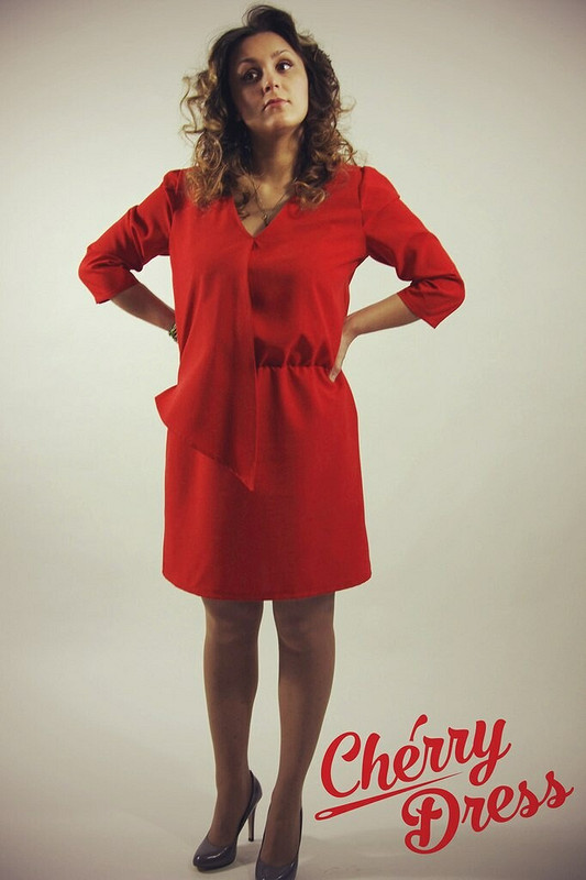 Красное платье от Nina-Cherry