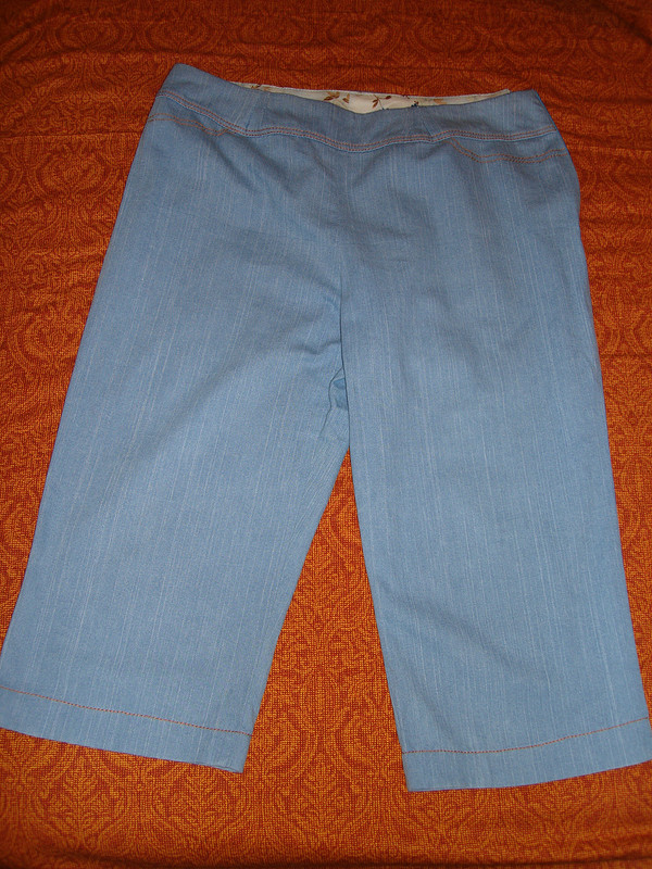 Джинсовый комплект (часть вторая - брюки капри) от janni