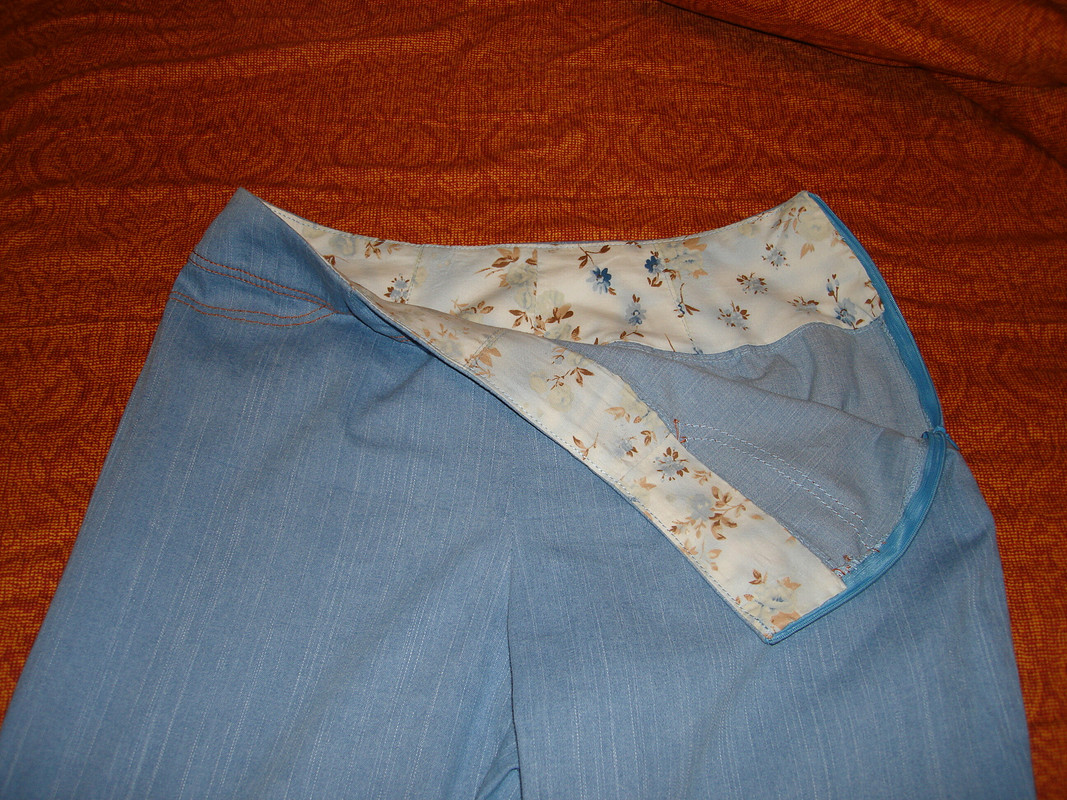 Джинсовый комплект (часть вторая - брюки капри) от janni