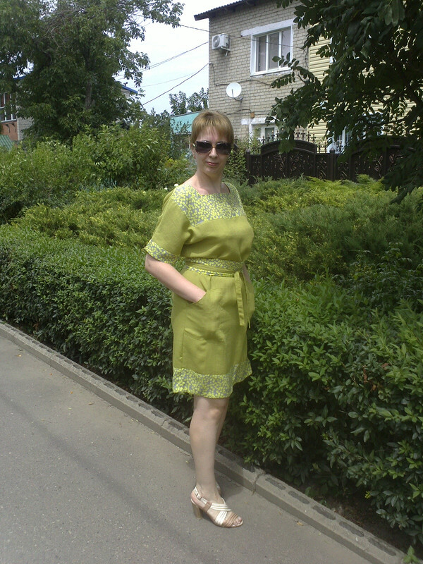 Платье 7/2014 № 109 или зеленее зеленого от АленкаКр