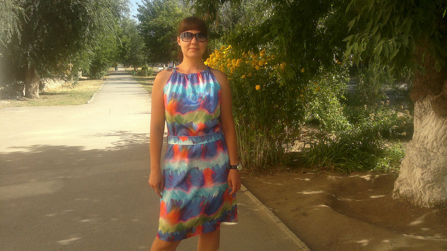 Радужное платье от Rossomaha