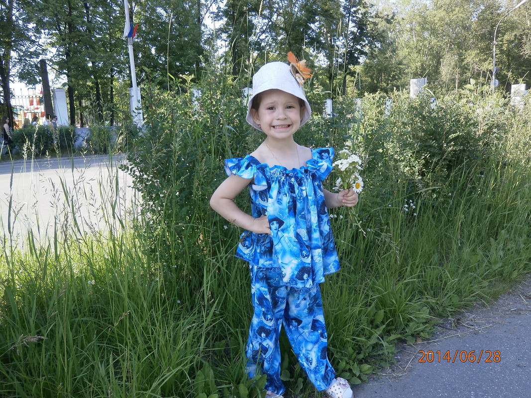 Летний костюм для дочки. от Осипова Юлия