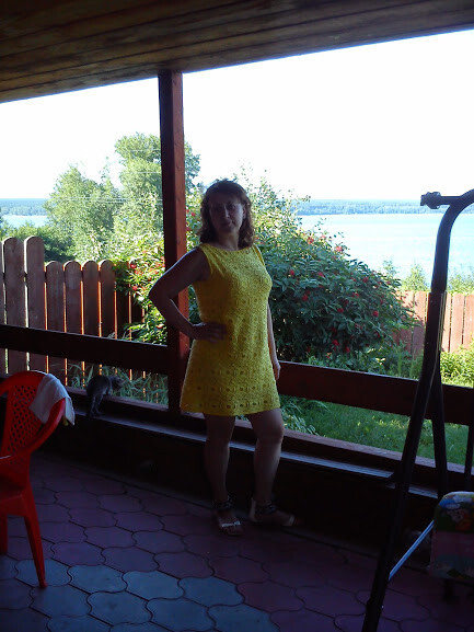 Желтое платье от Linda z