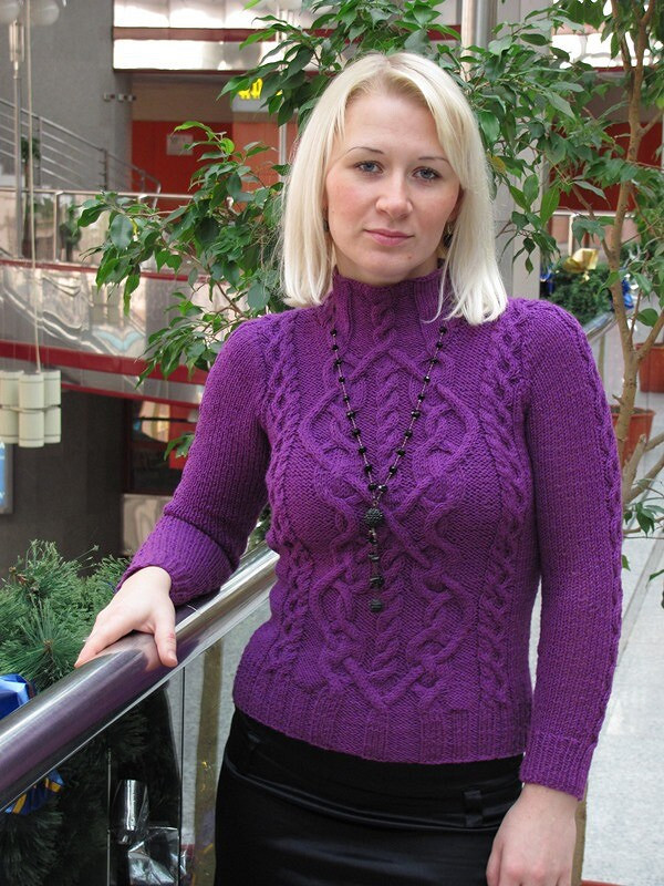 Cabled sweater от Inna_Salicheva