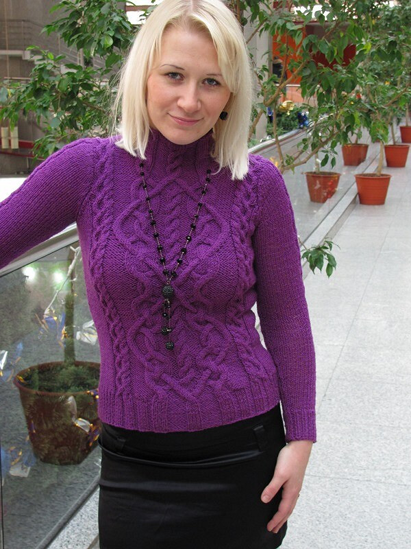Cabled sweater от Inna_Salicheva