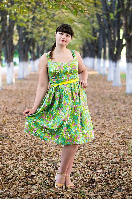 Цветочное и сочное платье от valen_tina