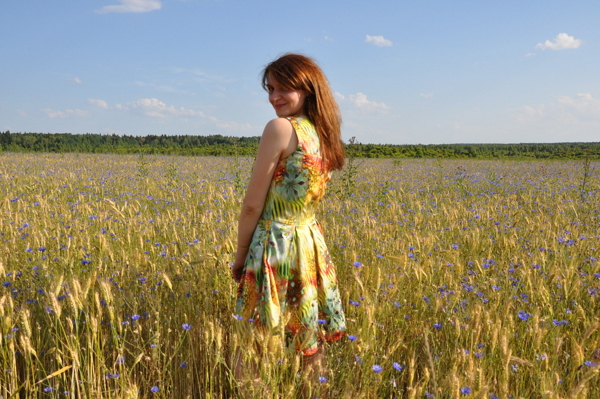 Платье «жар-птица» от Perminova Ksunya