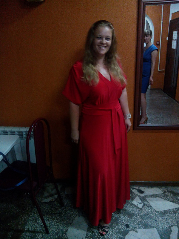 Красное платье в пол. от NaTaLiA PoRtMan