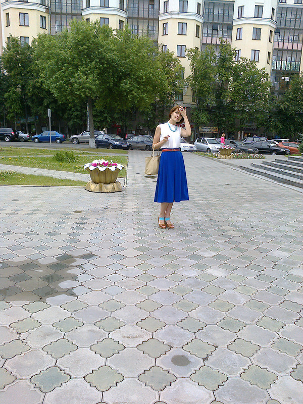 Синяя юбка от Савирина